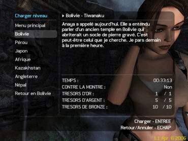 Tous les secrets de Tomb Raider Legend !